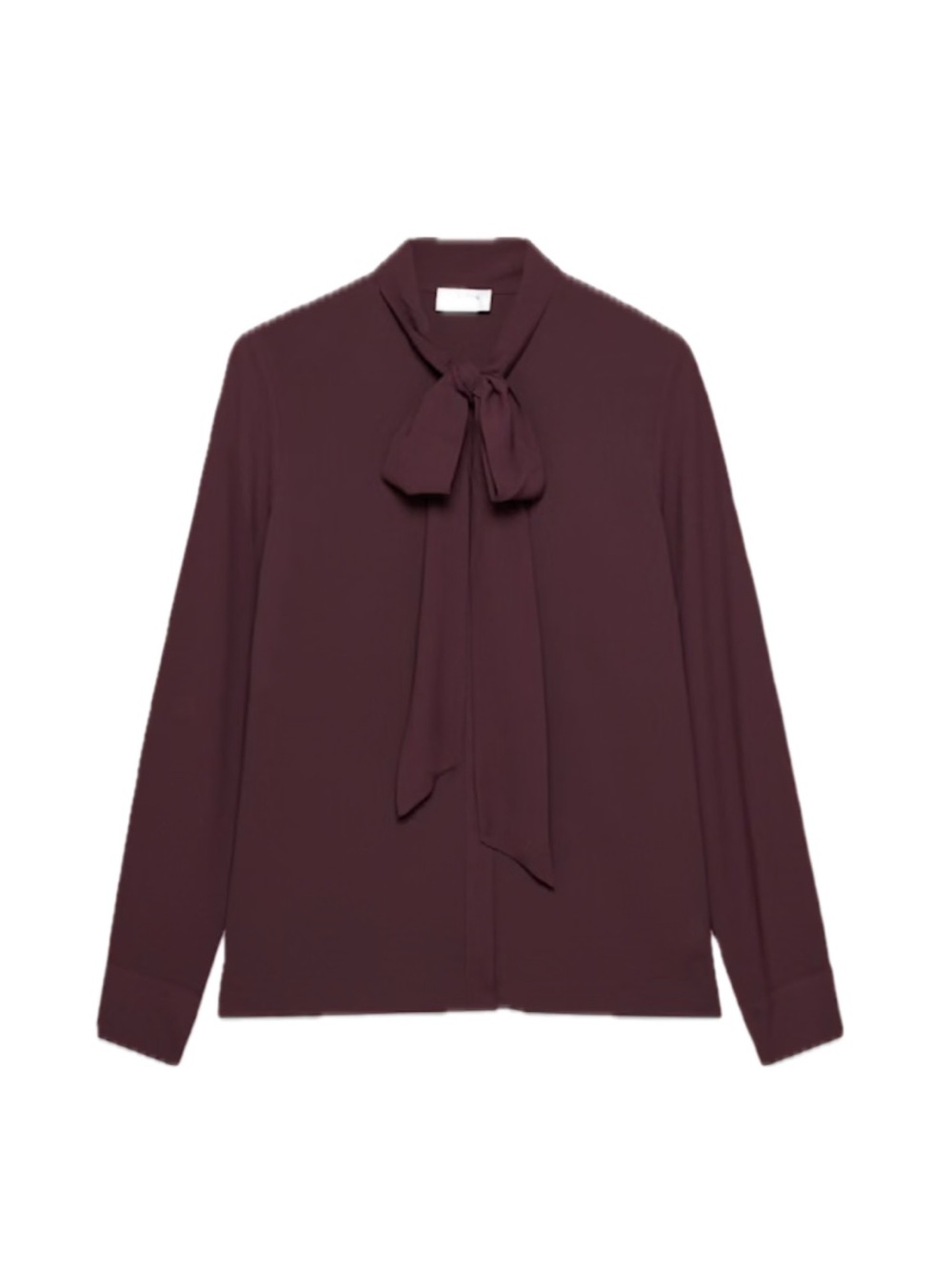 Babaton Liberty Tie-Neck Blouse in Cardamon